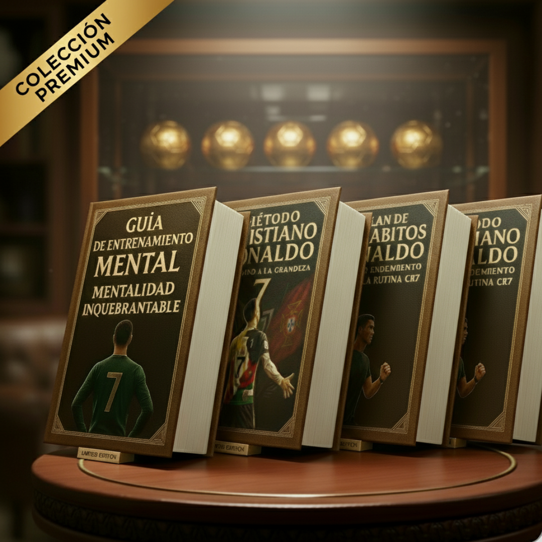 Colección Premium 5x1: Ebook CR7 + 3 Bonus Premium + Poster Exclusivo